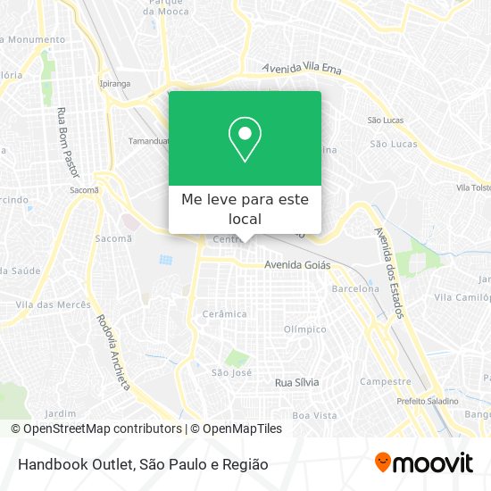 Handbook Outlet mapa