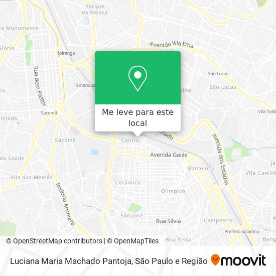 Luciana Maria Machado Pantoja mapa