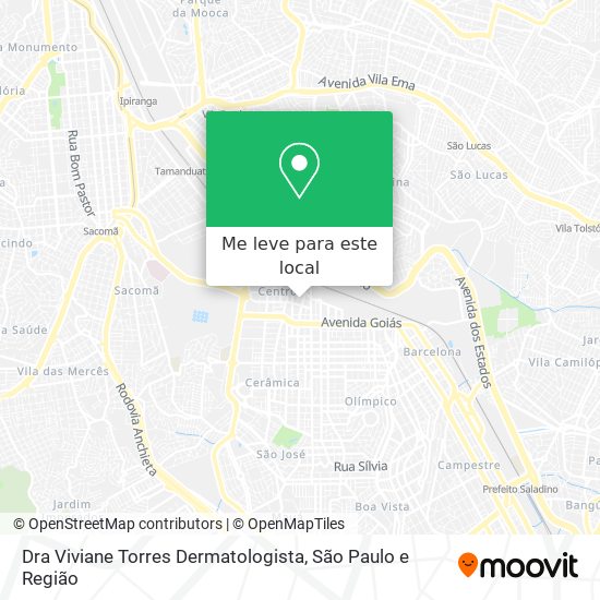 Dra Viviane Torres Dermatologista mapa
