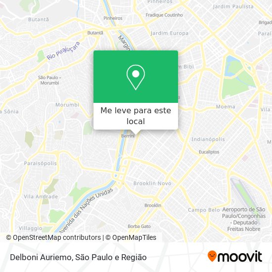 Delboni Auriemo mapa