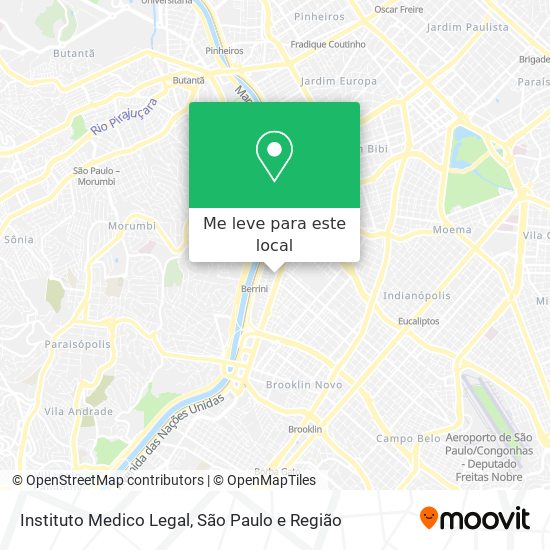 Instituto Medico Legal mapa