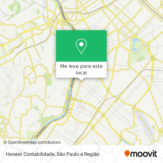 Honest Contabilidade mapa