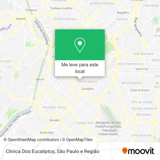 Clinica Dos Eucaliptos mapa