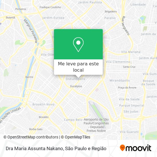 Dra Maria Assunta Nakano mapa