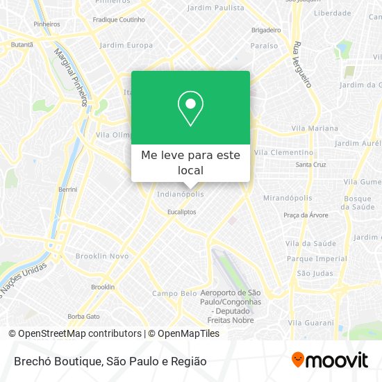 Brechó Boutique mapa
