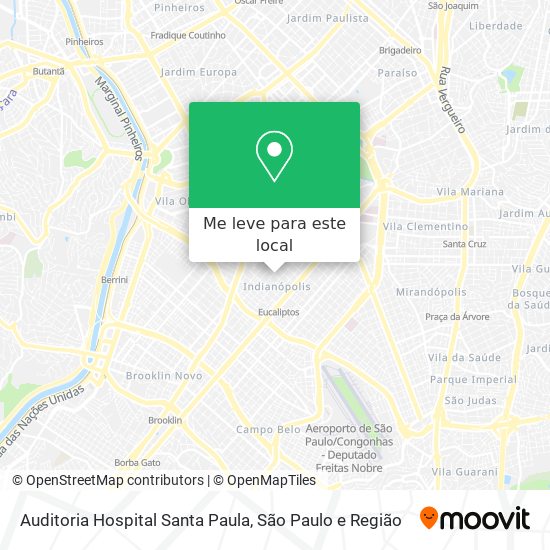 Auditoria Hospital Santa Paula mapa