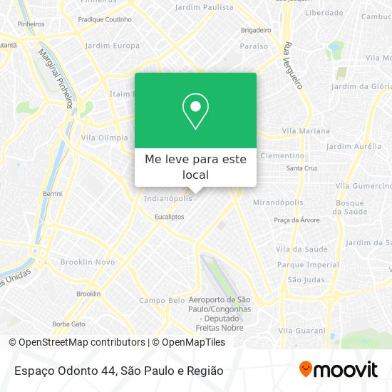 Espaço Odonto 44 mapa