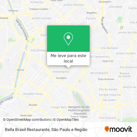 Bella Brasil Restaurante mapa