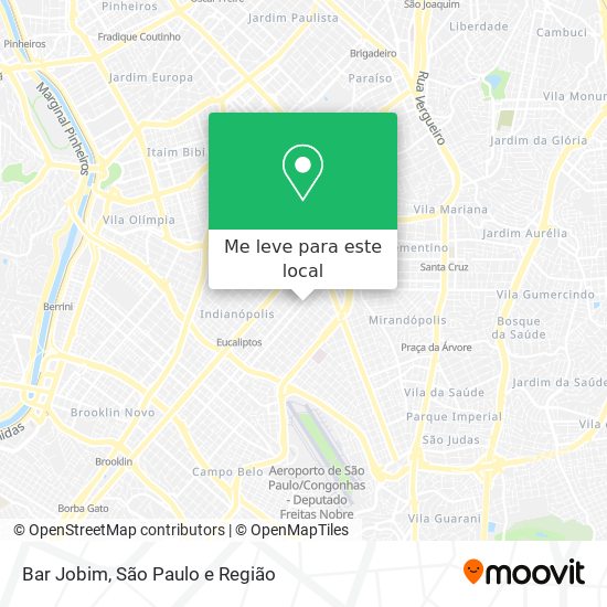 Bar Jobim mapa