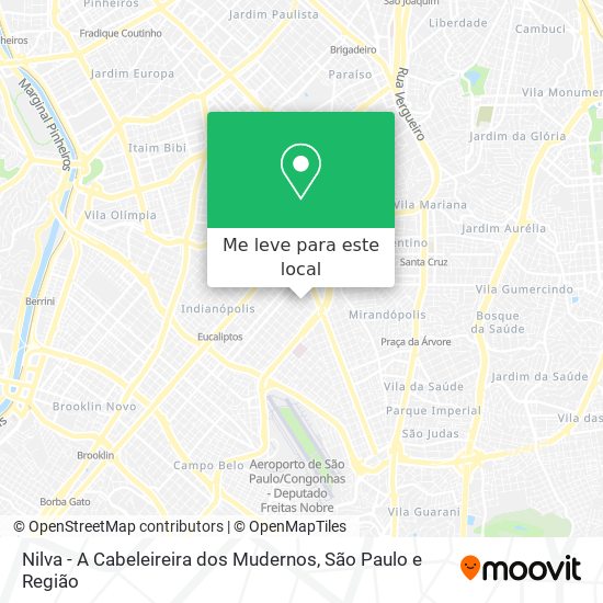 Nilva - A Cabeleireira dos Mudernos mapa