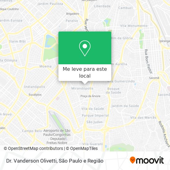Dr. Vanderson Olivetti mapa