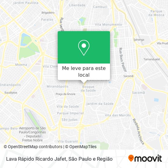 Lava Rápido Ricardo Jafet mapa