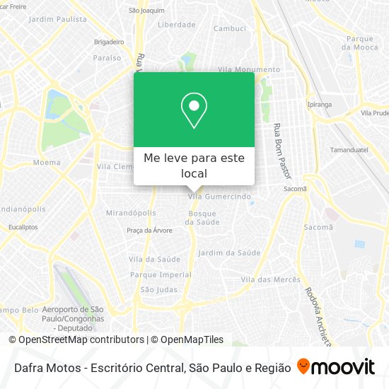 Dafra Motos - Escritório Central mapa