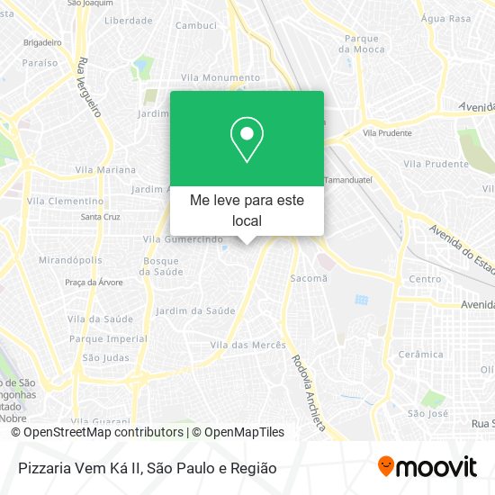 Pizzaria Vem Ká II mapa