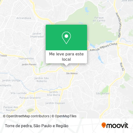 Torre de pedra mapa