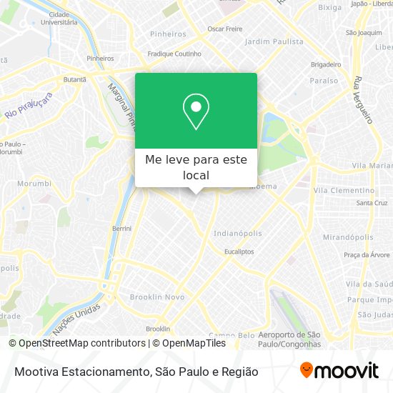 Mootiva Estacionamento mapa