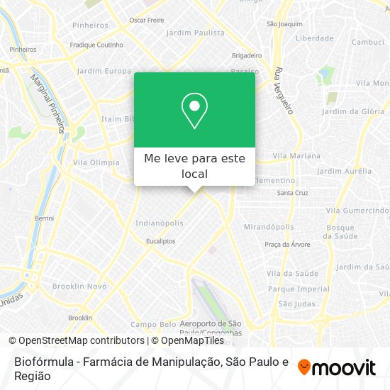 Biofórmula - Farmácia de Manipulação mapa