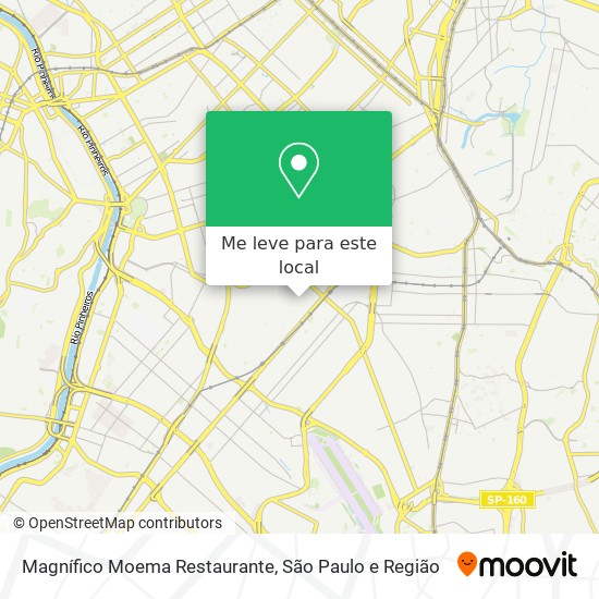 Magnífico Moema Restaurante mapa