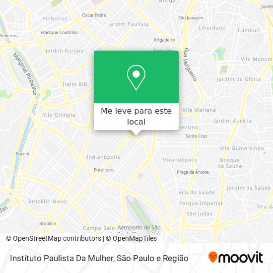 Instituto Paulista Da Mulher mapa