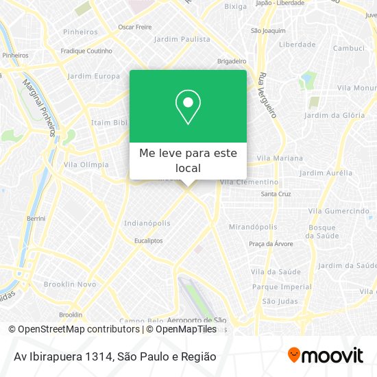 Av Ibirapuera 1314 mapa