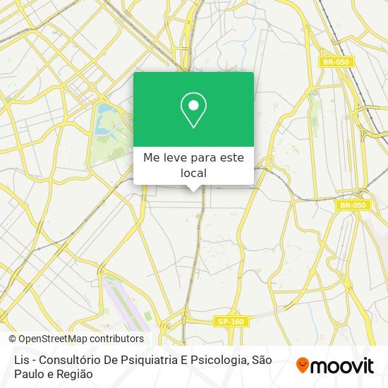 Lis - Consultório De Psiquiatria E Psicologia mapa