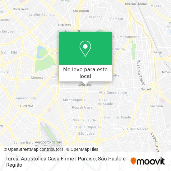 Igreja Apostólica Casa Firme | Paraíso mapa
