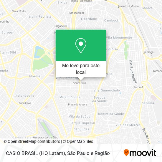 CASIO BRASIL (HQ Latam) mapa
