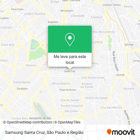 Samsung Santa Cruz mapa