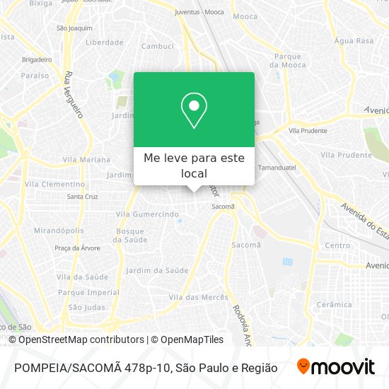 POMPEIA/SACOMÃ 478p-10 mapa