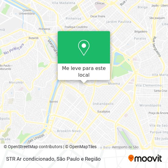 STR Ar condicionado mapa