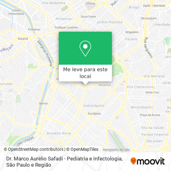 Dr. Marco Aurélio Safadi - Pediatria e Infectologia mapa