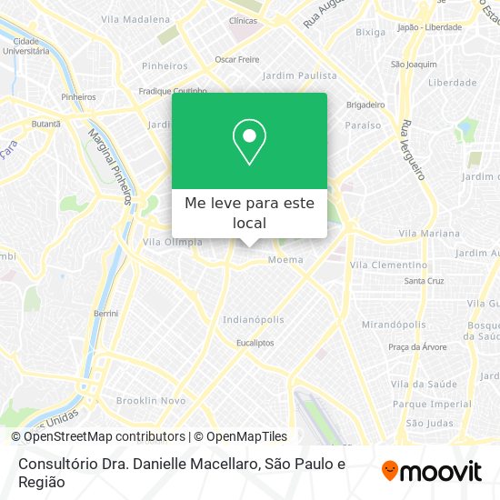 Consultório Dra. Danielle Macellaro mapa