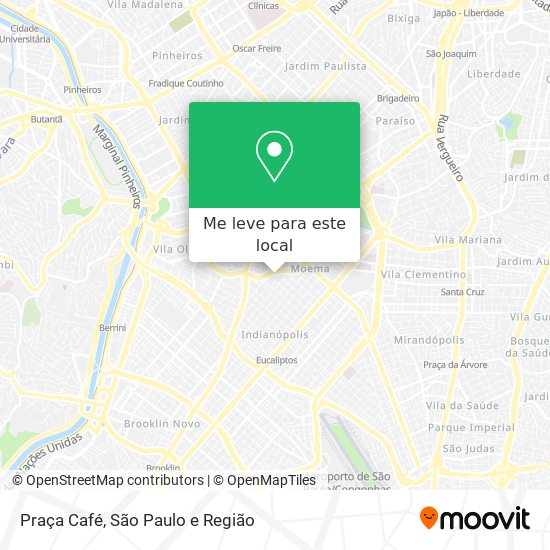 Praça Café mapa