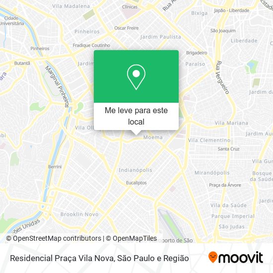 Residencial Praça Vila Nova mapa