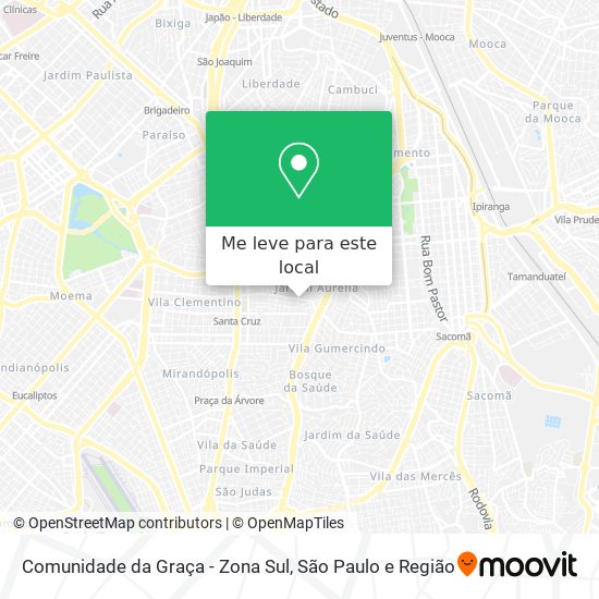 Comunidade da Graça - Zona Sul mapa