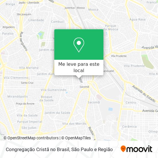 Congregação Cristã no Brasil mapa