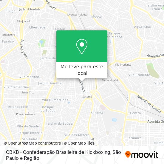 CBKB - Confederação Brasileira de Kickboxing mapa