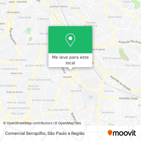 Comercial Serrapilho mapa