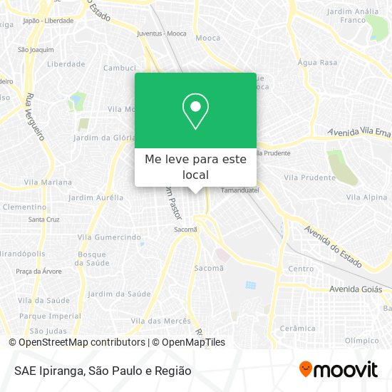 SAE Ipiranga mapa