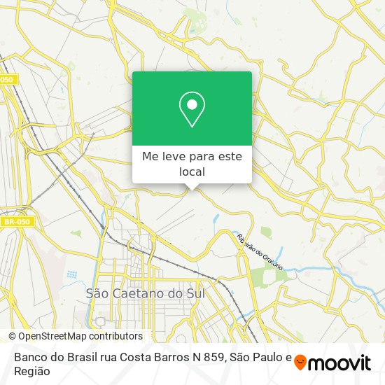 Banco do Brasil rua Costa Barros N 859 mapa