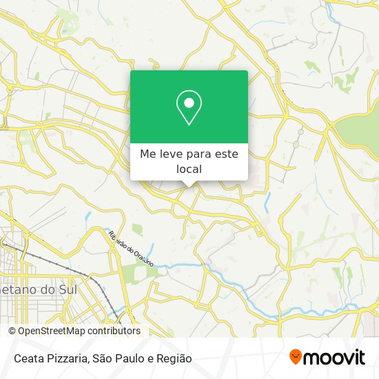 Ceata Pizzaria mapa