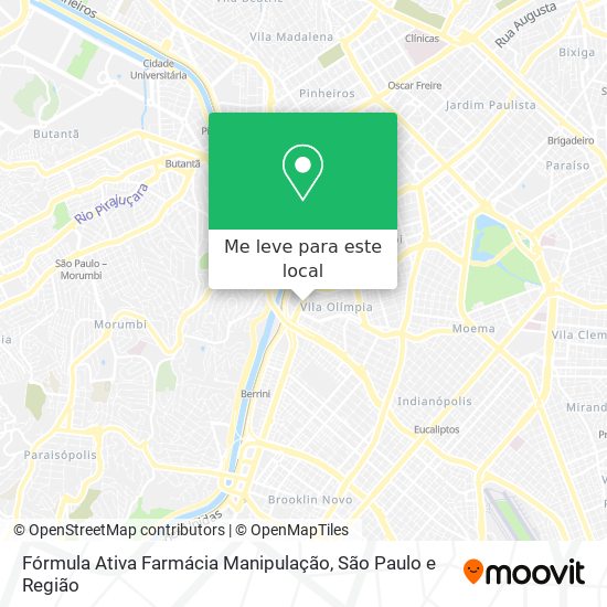 Fórmula Ativa Farmácia Manipulação mapa