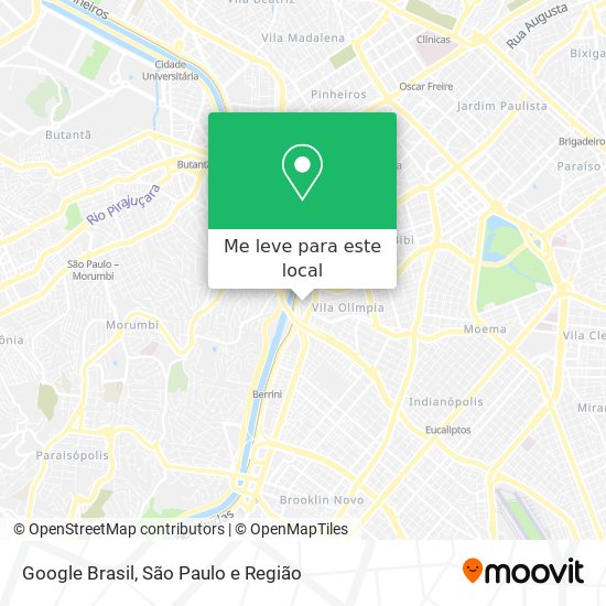 Google Brasil mapa