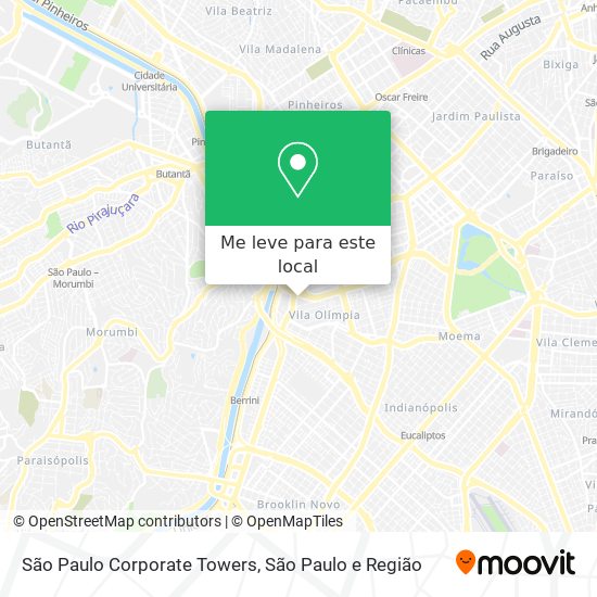 São Paulo Corporate Towers mapa