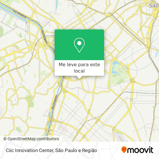 Ciic Innovation Center mapa