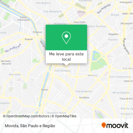 Movida mapa