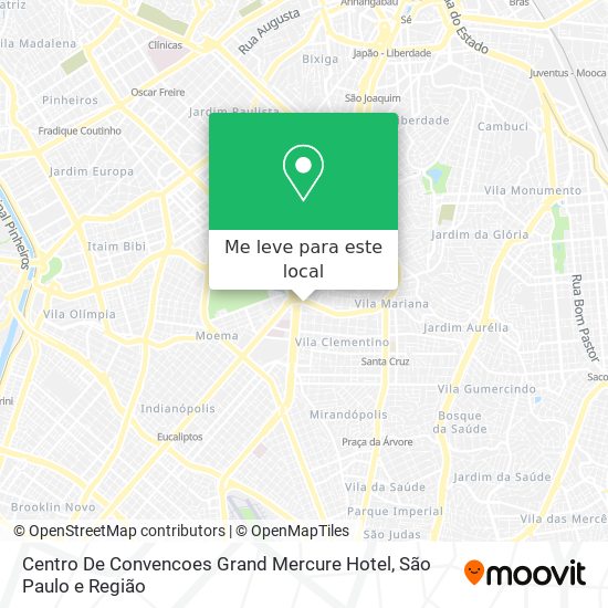 Centro De Convencoes Grand Mercure Hotel mapa