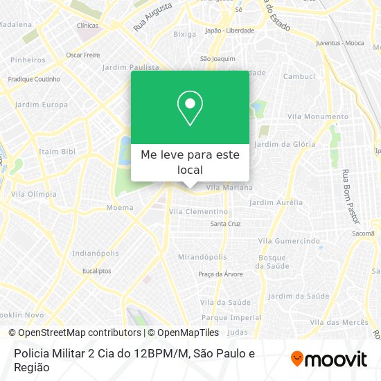 Policia Militar 2 Cia do 12BPM / M mapa