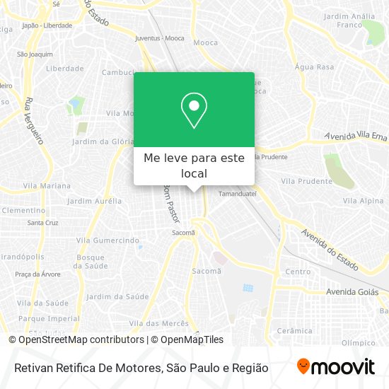 Retivan Retifica De Motores mapa