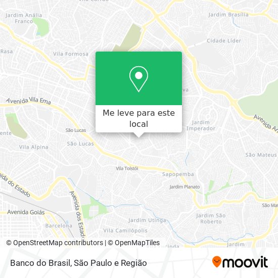 Banco do Brasil mapa